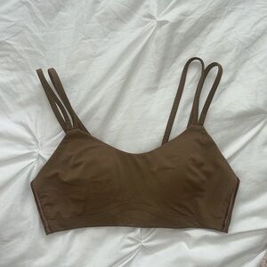 lululemon like a cloud bra light support b/c cup in java